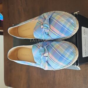 Talbots Plaid Espadrilles